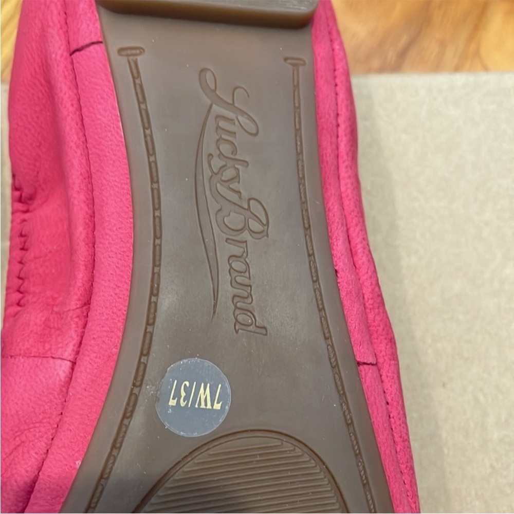 Lucky Brand Emmie Flats size 7W or size 37 - Picture 6 of 8